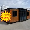 20FT Expandable container house -Wood color