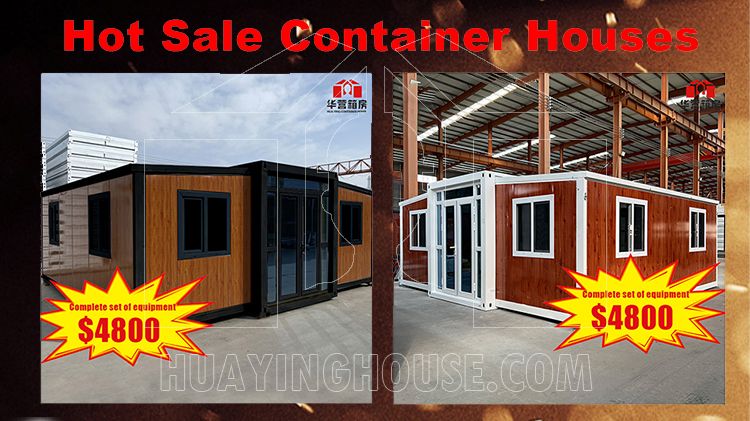 20FT Expandable container house -Wood color